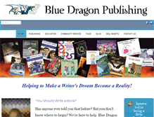 Tablet Screenshot of blue-dragon-publishing.com